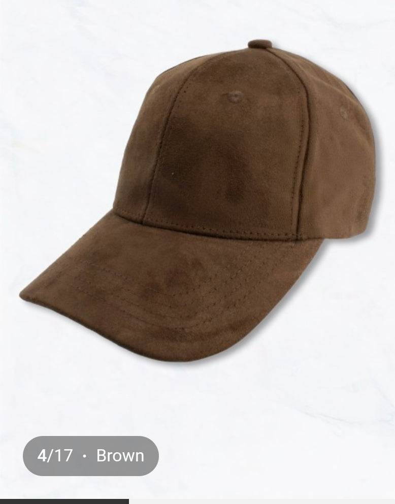 Faux Suede Baseball Cap | Blank Adjustable Hat | Soft Velvet Finish | Women's Boutique Ball Cap | Blank Cap for Embroidery | Multiple Colors
